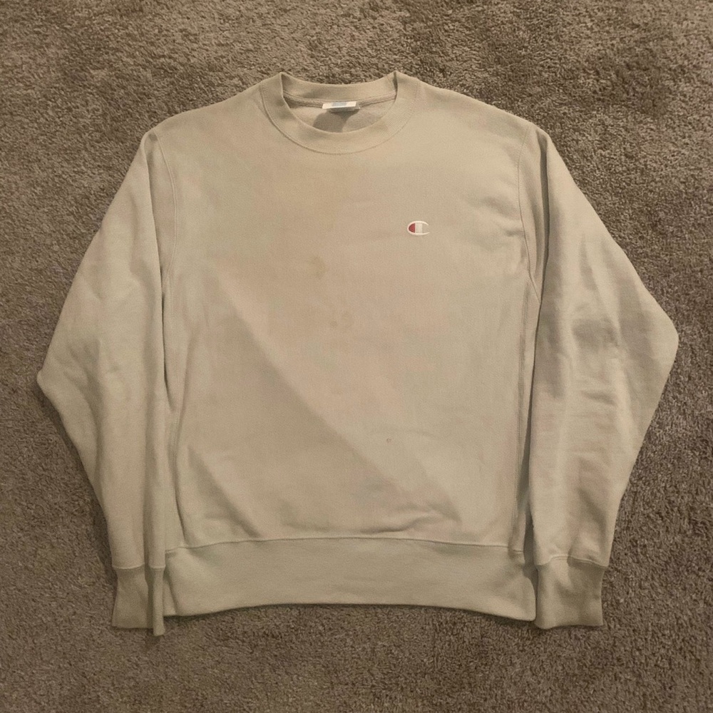 Champion Reverse Weave Crewneck Sweatshirt with C Logo